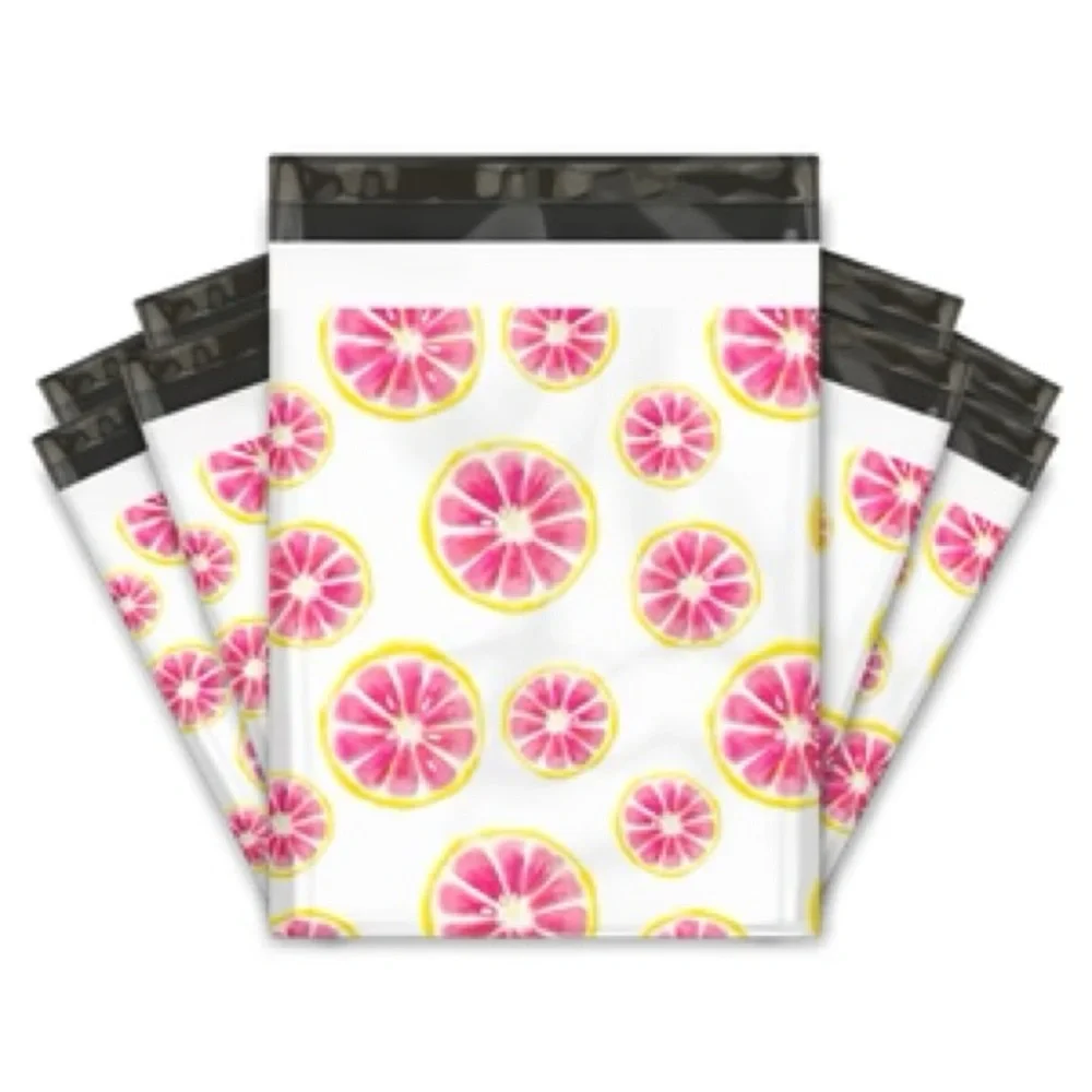 Pink Citrus Poly Mailers 10x13 Pack of 25